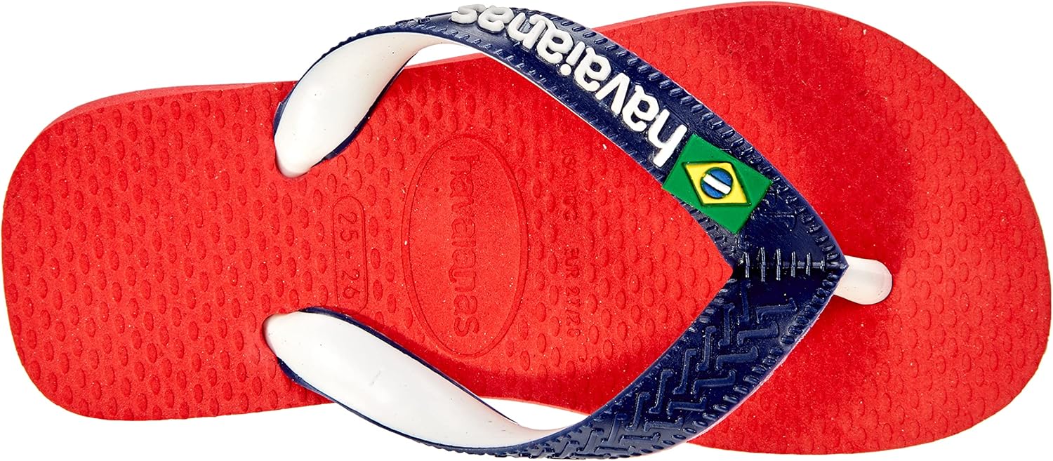 Detalle de Havaianas Brasil Mix (Mini Me) Infradito Unisex Bambini e Ragazzi – Comfort e Stile Brasiliano