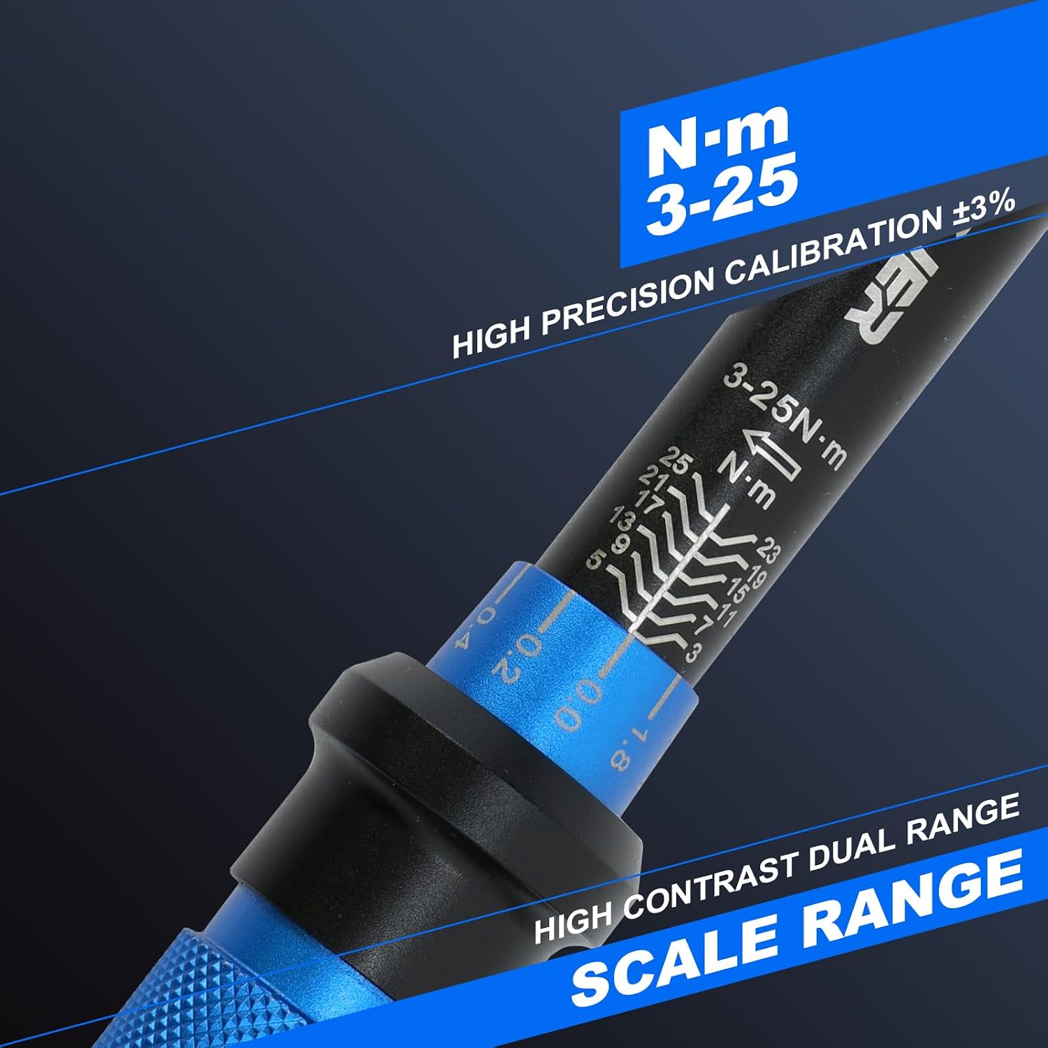 Thumbnail 4 de INGJER Upgrade Mini 1/4 Torque Wrench – Dual-Direction, 3–25 NM, 72-Tooth for Bike & Motorcycle