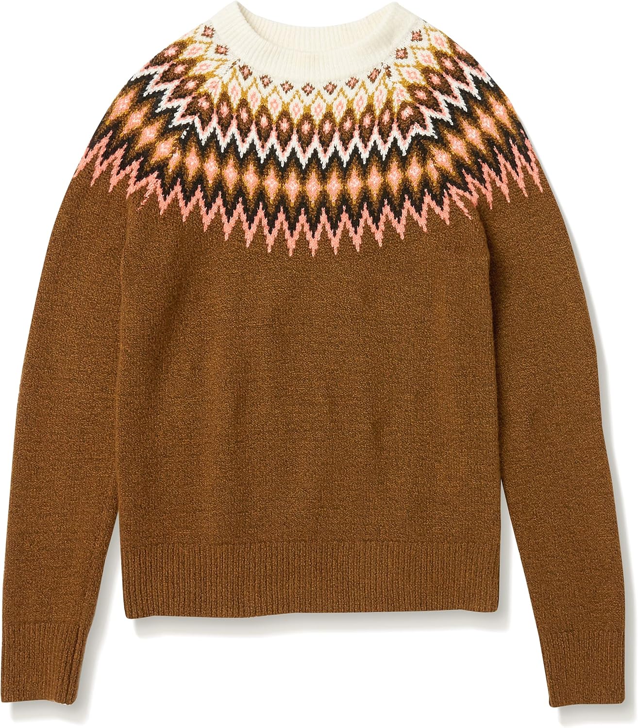 Thumbnail 4 de Amazon Essentials Damen Soft-Touch-Pullover mit Rundhalsausschnitt und Fair-Isle-Muster