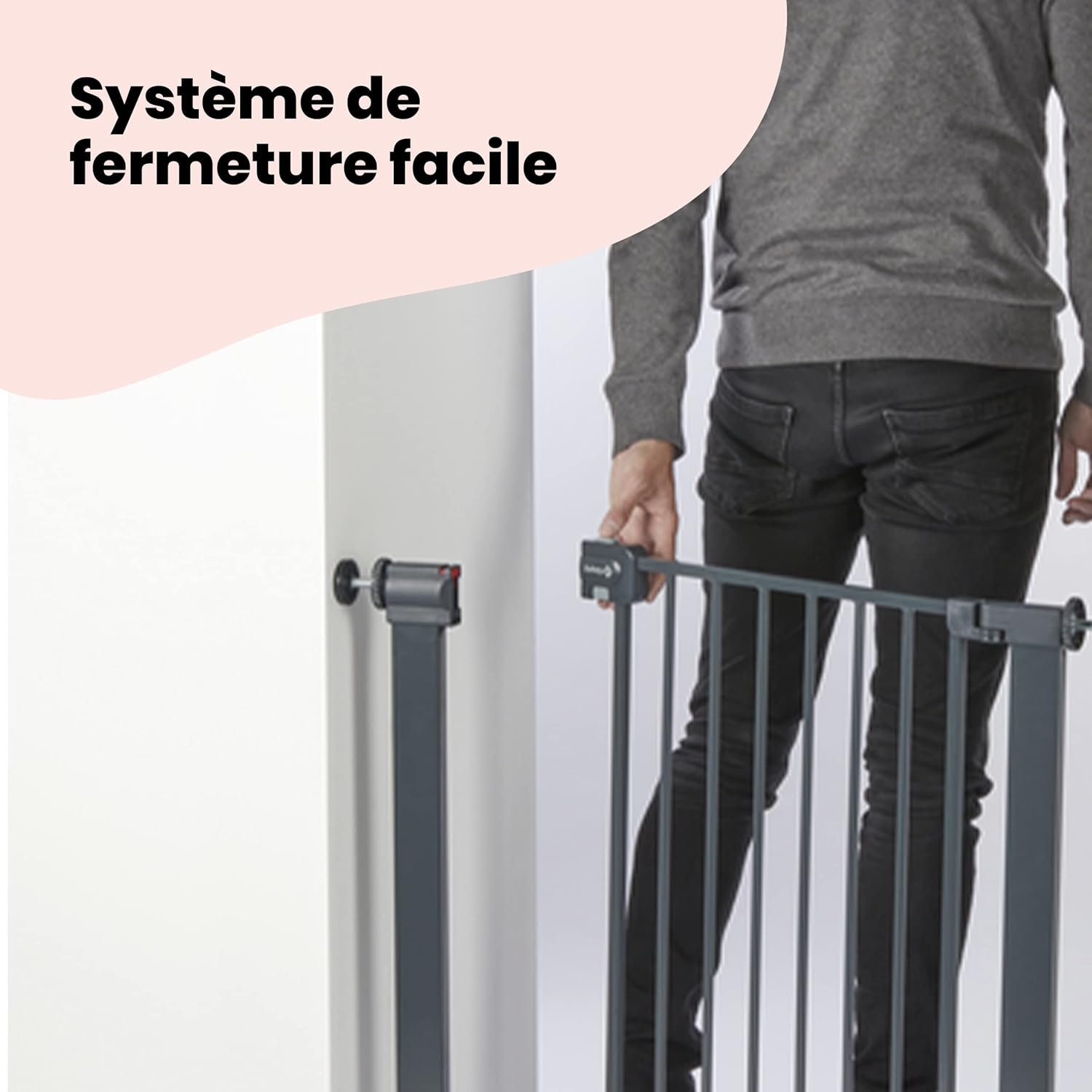Thumbnail 1 de Safety 1st Easy Close Metal Gate — Barrière de sécurité extensible et sans perçage