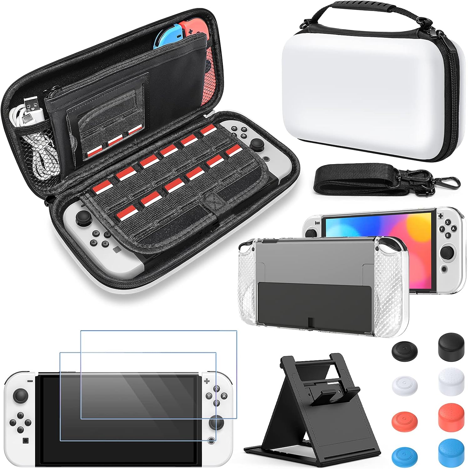 Detalle de FYOUNG Étui de transport pour Switch OLED
