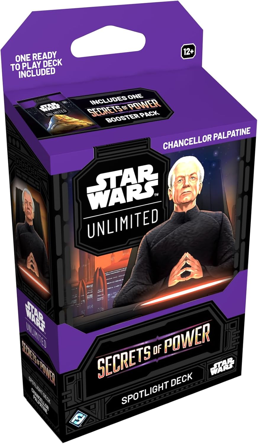 Detalle de Star Wars: Unlimited TCG Chancellor Palpatine 50 cartas