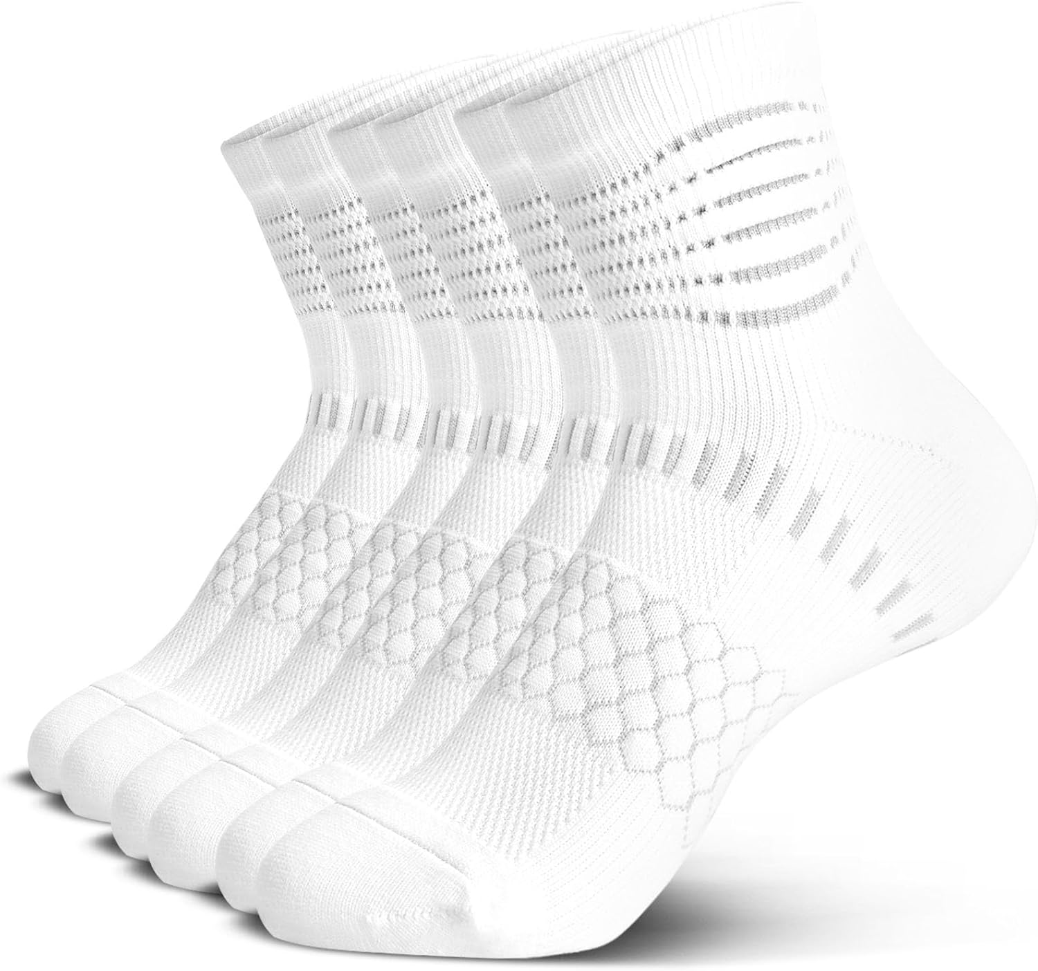 Detalle de IRAMY IRCS001-CA Ankle Compression Socks, Cushioned Athletic Design