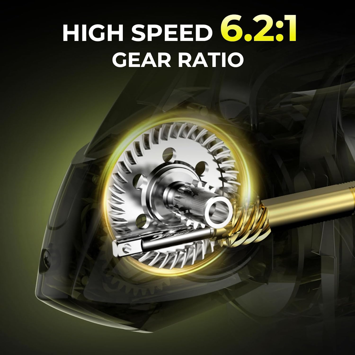 Thumbnail 3 de KastKing Sharky Spinning Reel: 5.2:1 & 6.2:1 Gear Ratios, Carbon Drag up to 39.5 lb