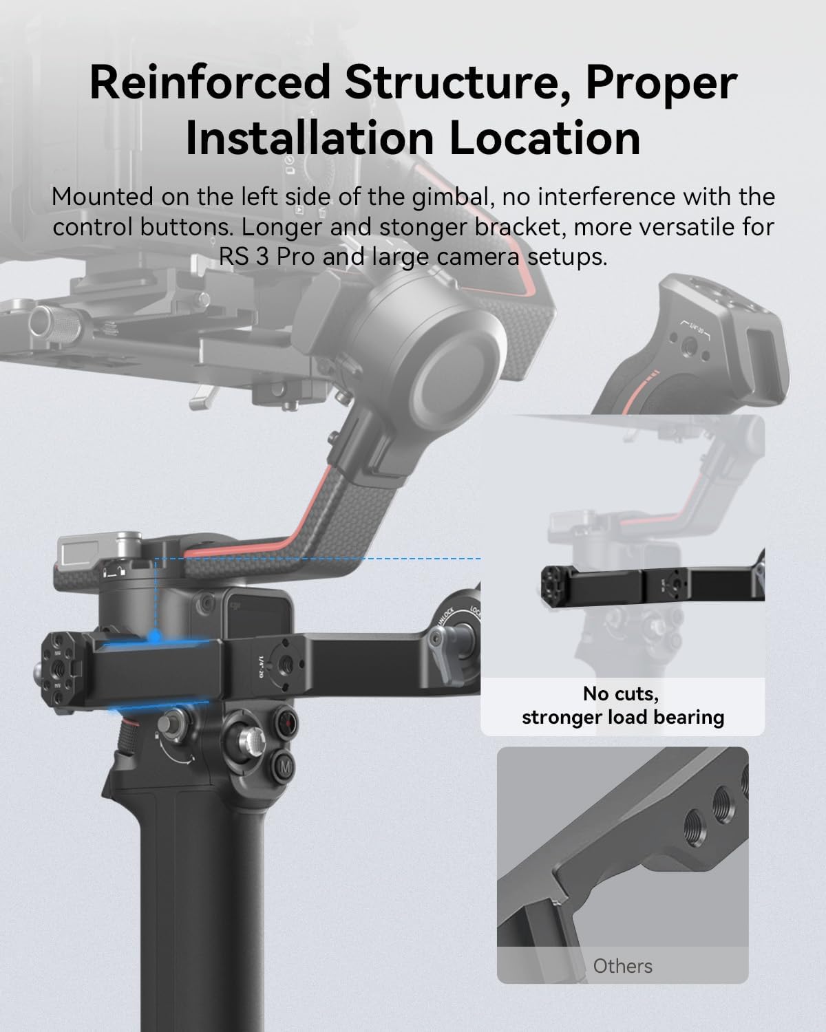 Thumbnail 5 de SMALLRIG 3028D impugnatura regolabile per DJI RS 4 mini/RS 4/RS 4 Pro e RS 3/RSC 2 (carico 8 kg)