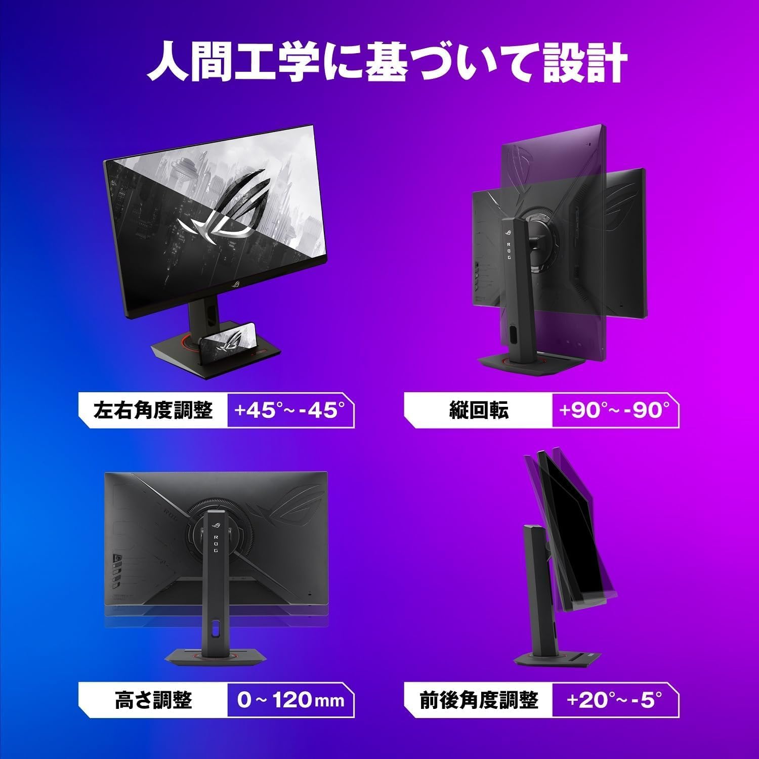 Detalle 1 de ASUS ROG Strix XG259CS-J ゲーミングモニター 24.5インチ FHD Fast IPS 180Hz