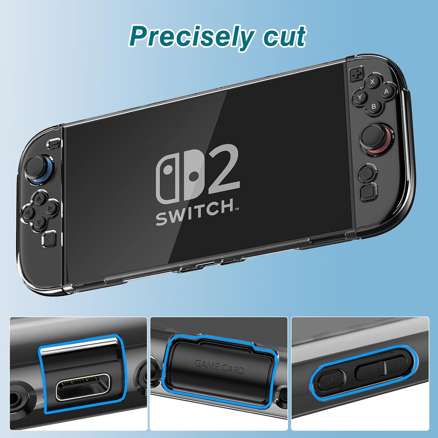 Thumbnail 4 de HEYSTOP Carcasa transparente para Nintendo Switch 2