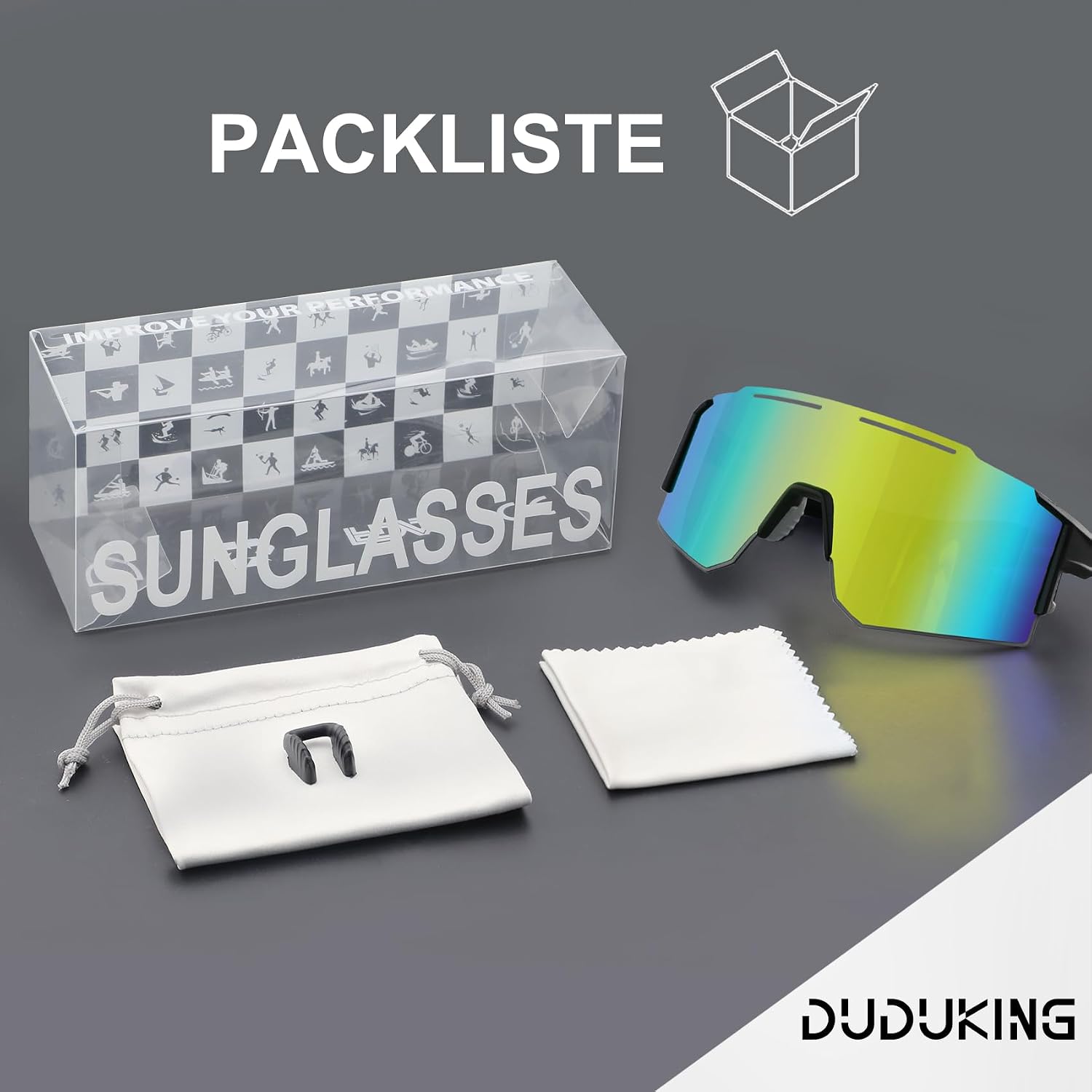 Thumbnail 6 de DUDUKING Sonnenbrille Fahrradbrille für Outdoorsport