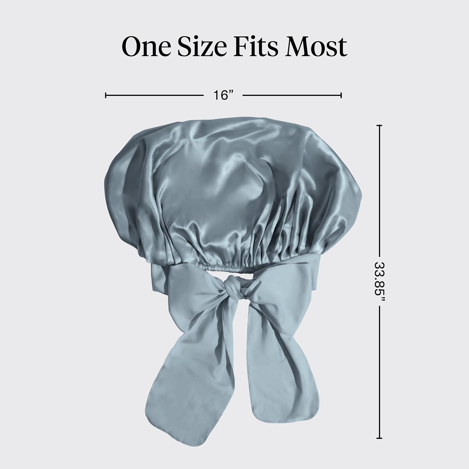 Detalle 2 de Kitsch XL Satin Bonnet Adjustable Fit Extra Large 💤