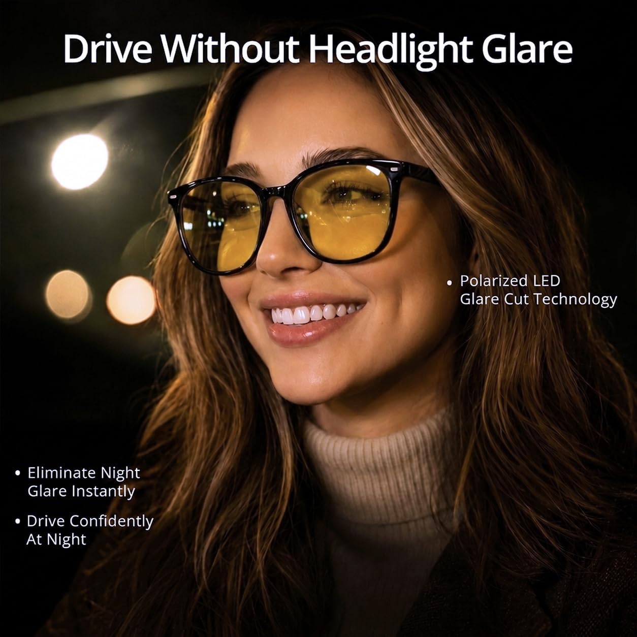 Detalle 2 de FIMILU Night Driving Glasses with Yellow Lenses