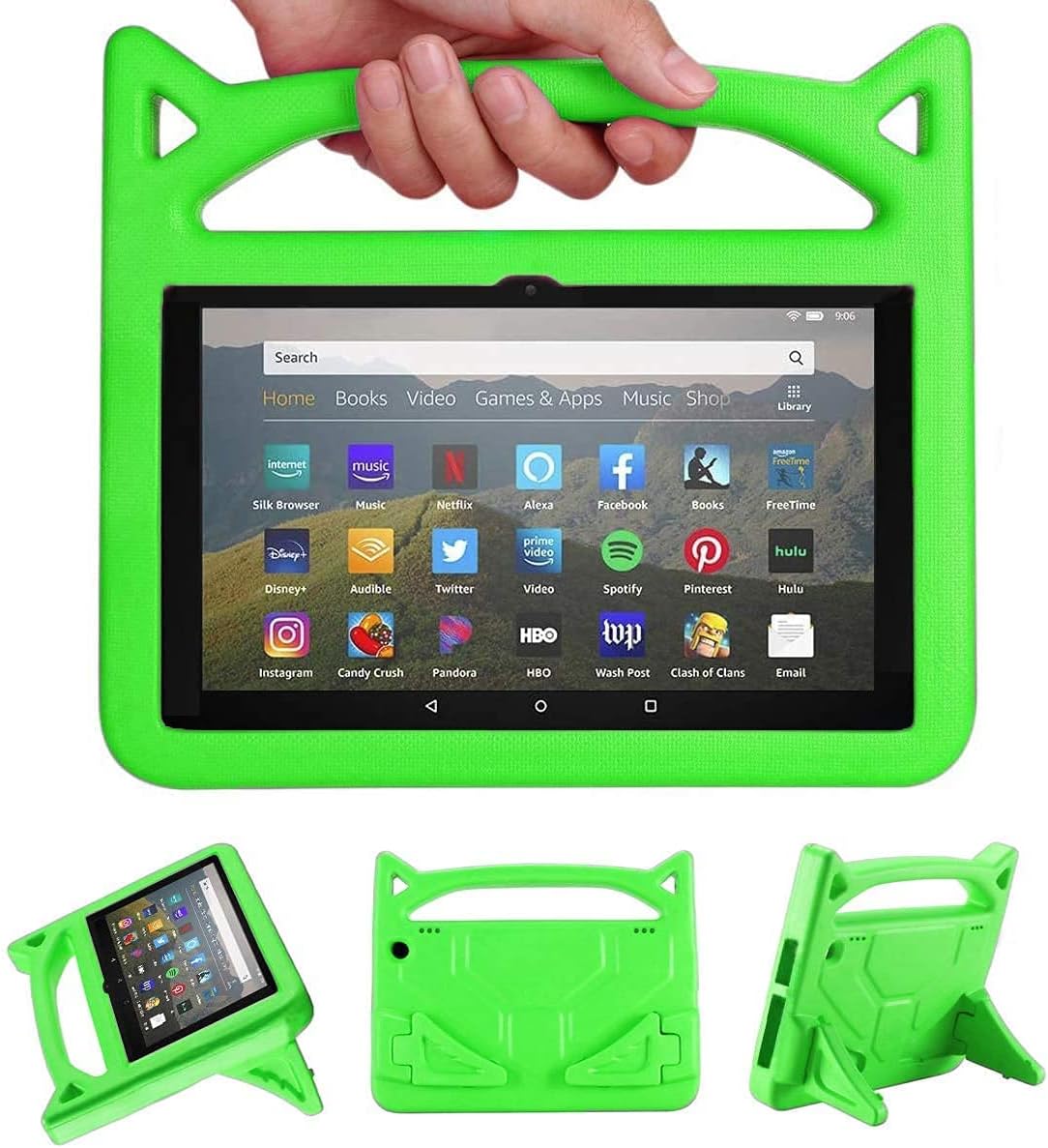 Detalle de DJ&RPPQ Tablet Case: Red, Light Weight, Shock Proof with Stand for 8in Tablets