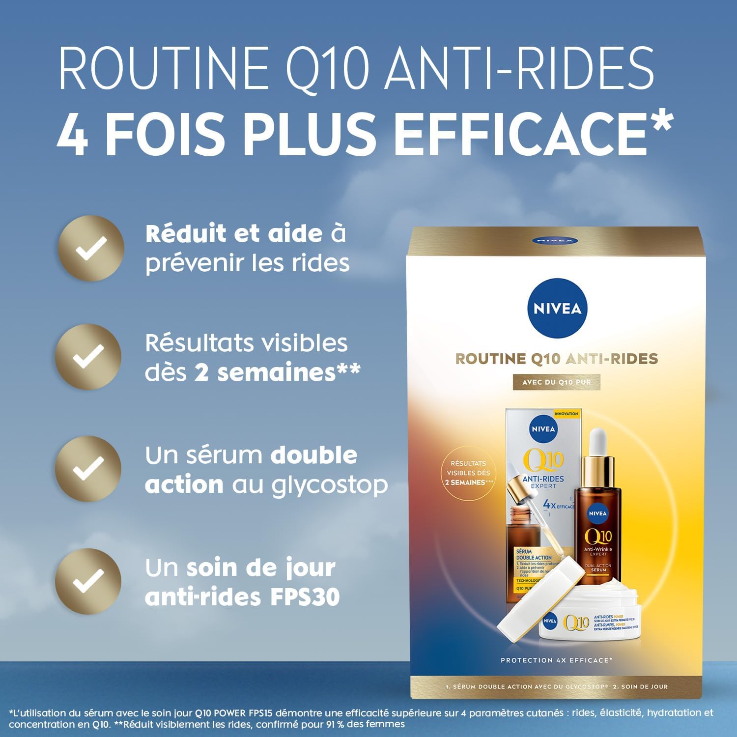 Detalle 2 de NIVEA Coffret Soin Visage Q10 80 ml