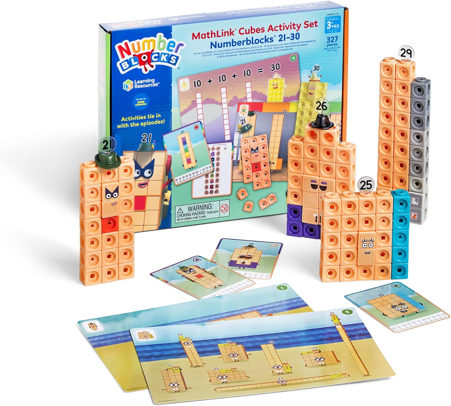 Detalle de Learning Resources MathLink Cubes Numberblocks 21–30 set