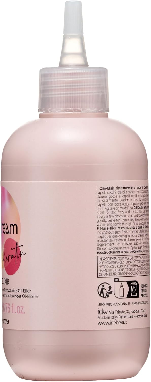 Detalle de Inebrya Ice Cream Keratin Oil 200 ml 💇♀