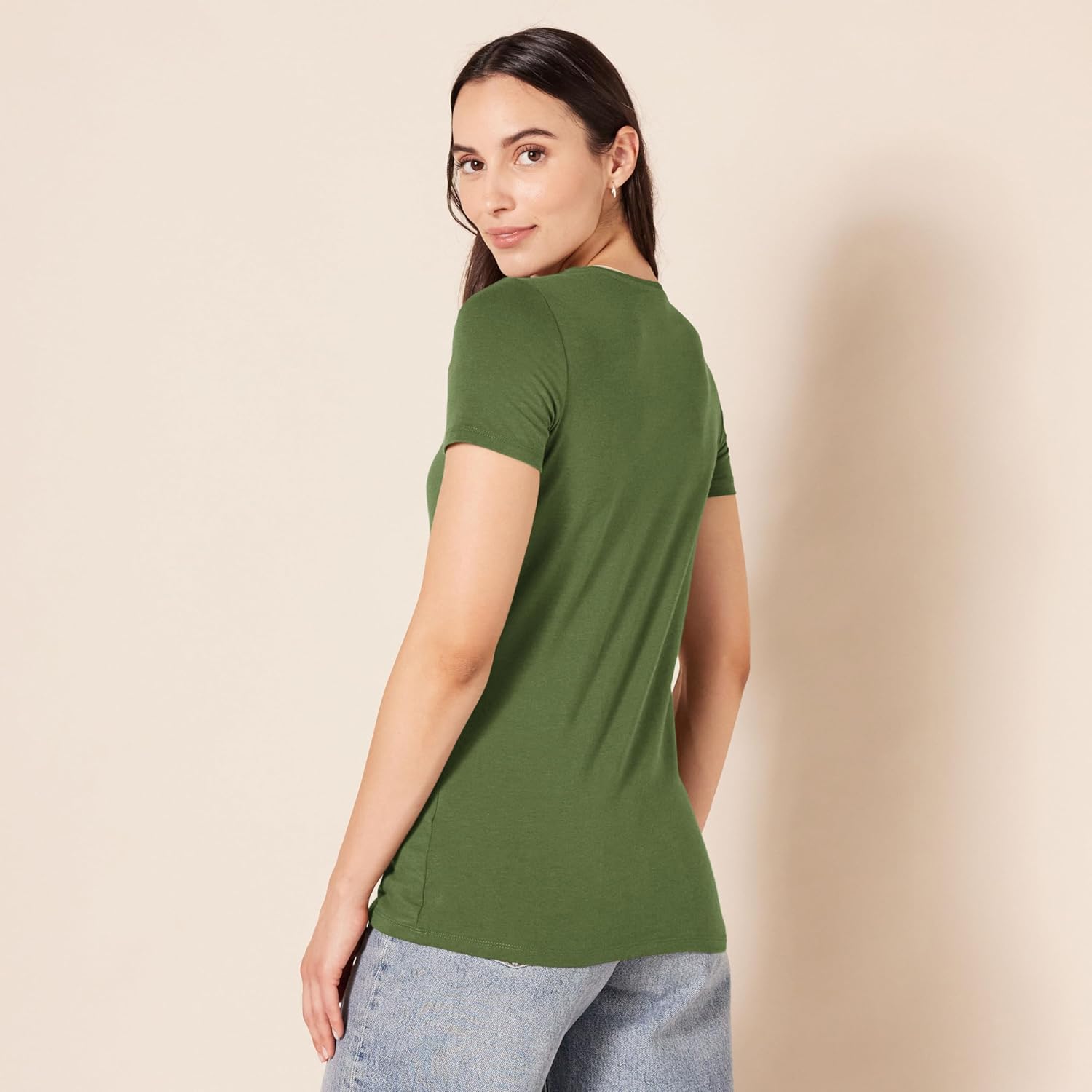 Thumbnail 2 de Amazon Essentials T‑Shirt a Maniche corte con vestibilità Classica da Donna – kit multi-taglia