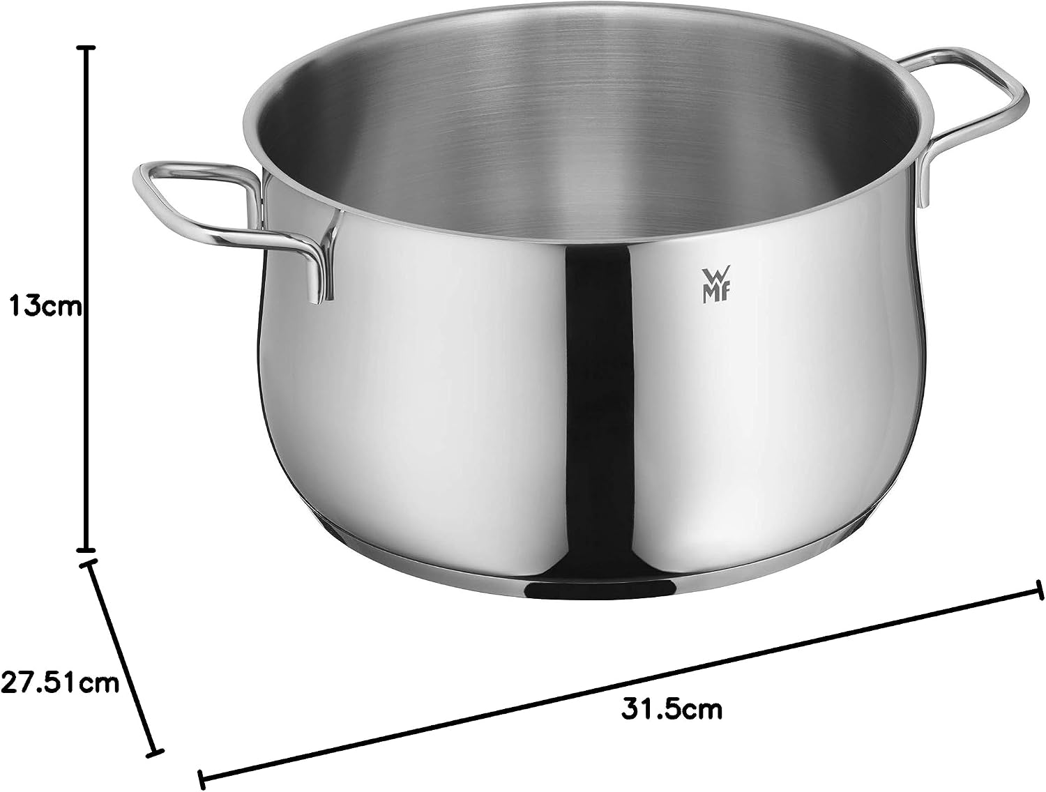 Thumbnail 10 de WMF Diadem Plus Olla Baja 4.5L, Cristal, Acero Inoxidable