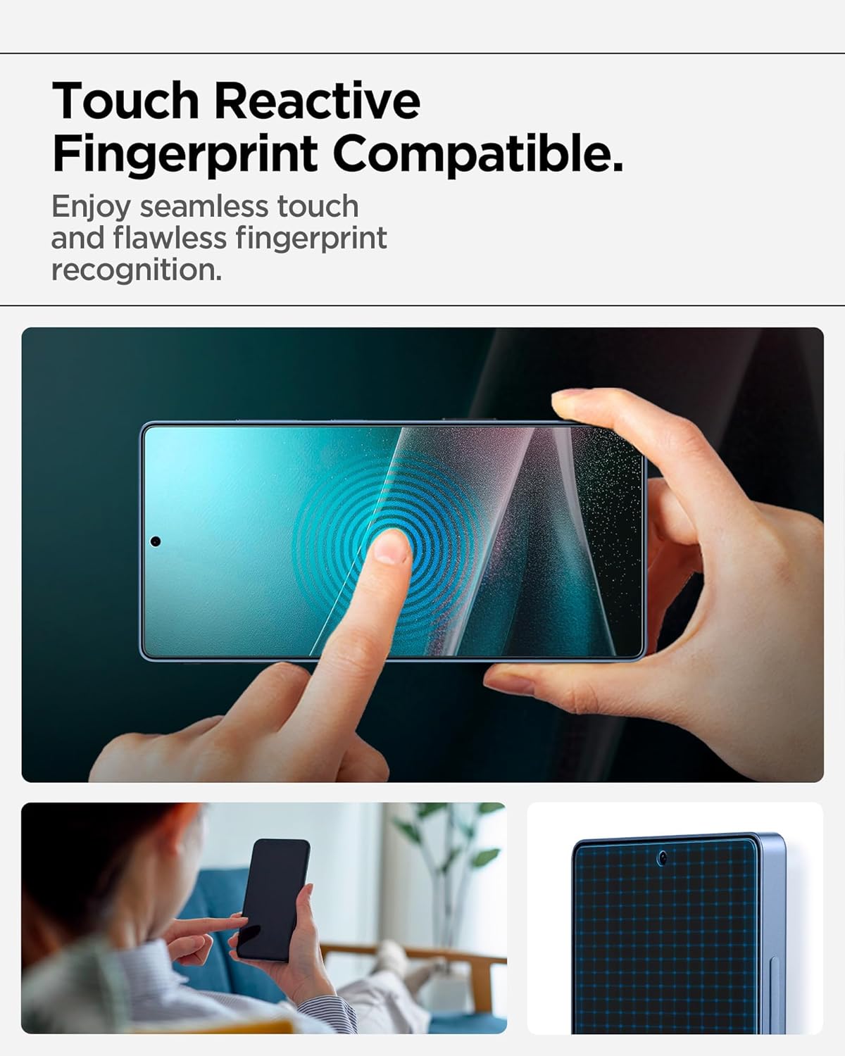 Thumbnail 4 de Spigen EliteShield EZ Fit Protection Écran TPU pour Samsung Galaxy S25 Ultra (2 pièces) – pose facile