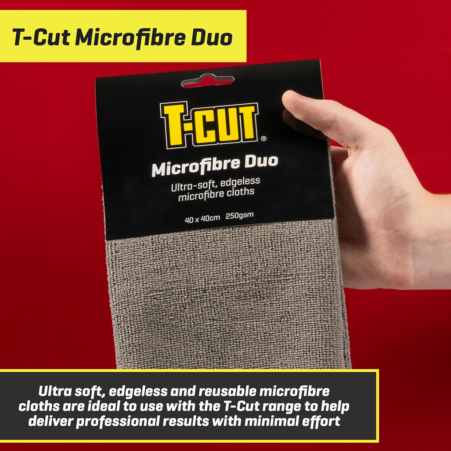 Thumbnail 4 de T-Cut Microfibre Duo Pack (Edgeless & Ultra-Soft) reusable polishing cloths