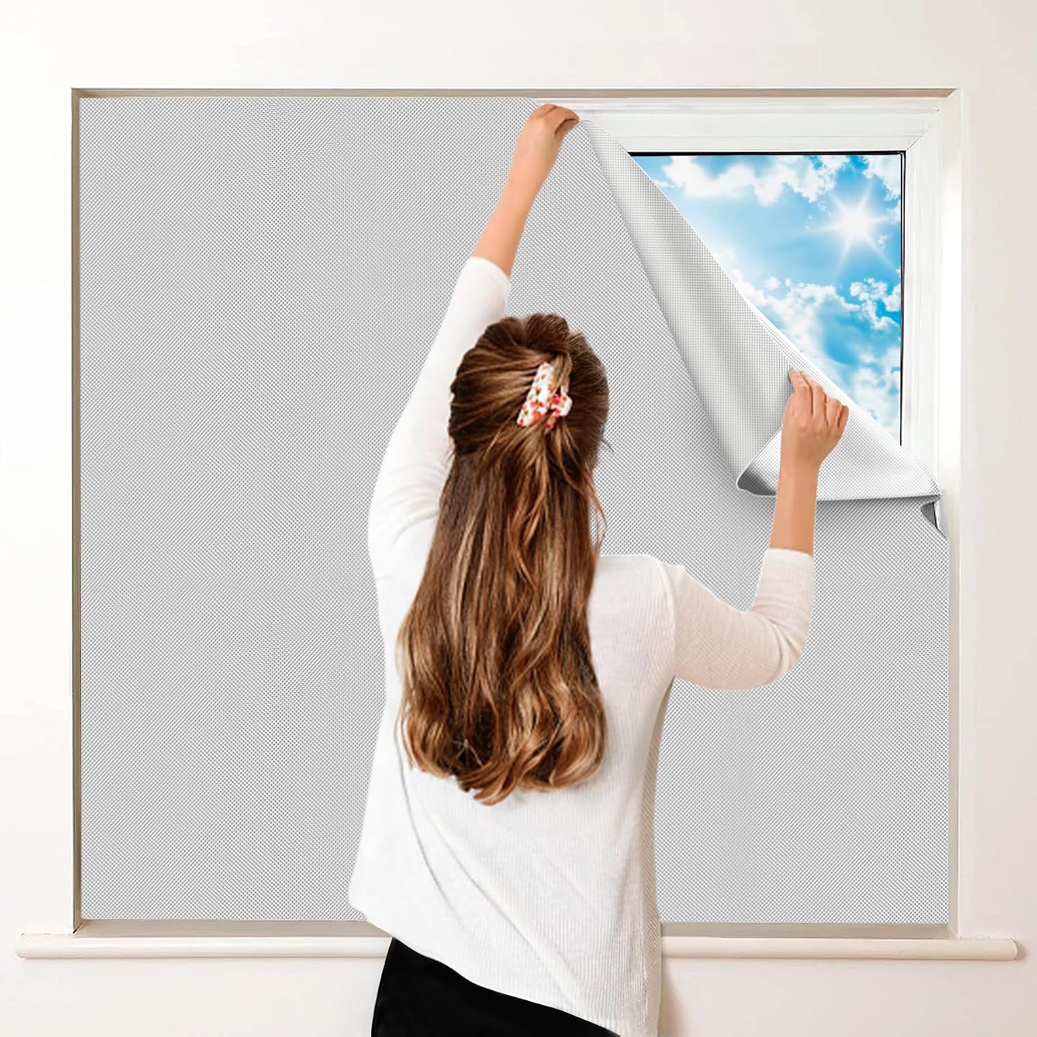 Thumbnail 6 de Portable DIY 100% Blackout Curtains (No-Drill Window Shades) for Bedroom, Travel & Dorm Rooms, 118" x 57