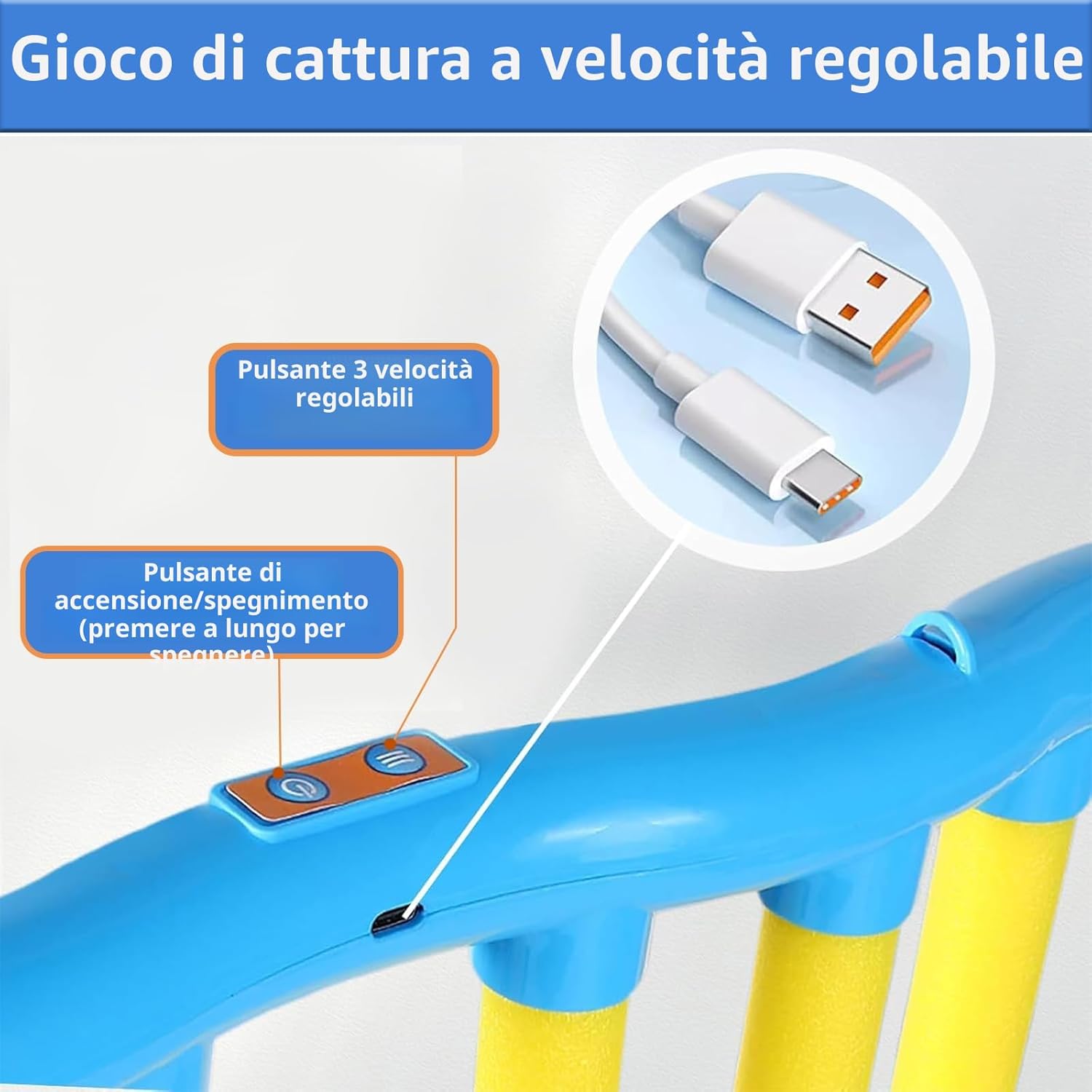 Detalle de Jastown Giocattoli per l'allenamento di reazione con bastoncini che cadono – Reflex Challenge
