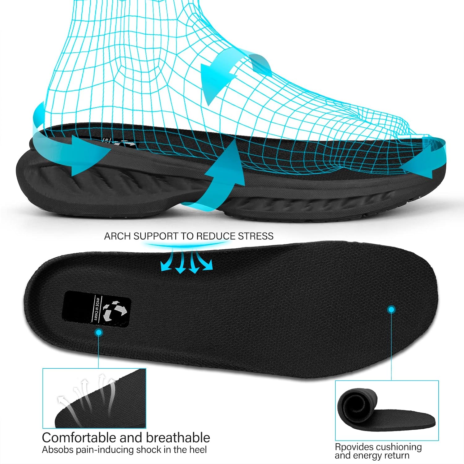 Thumbnail 6 de Pujcs Men’s Slip-On Walking Shoes — Lightweight, Breathable, Non-Slip Athletic Sneakers