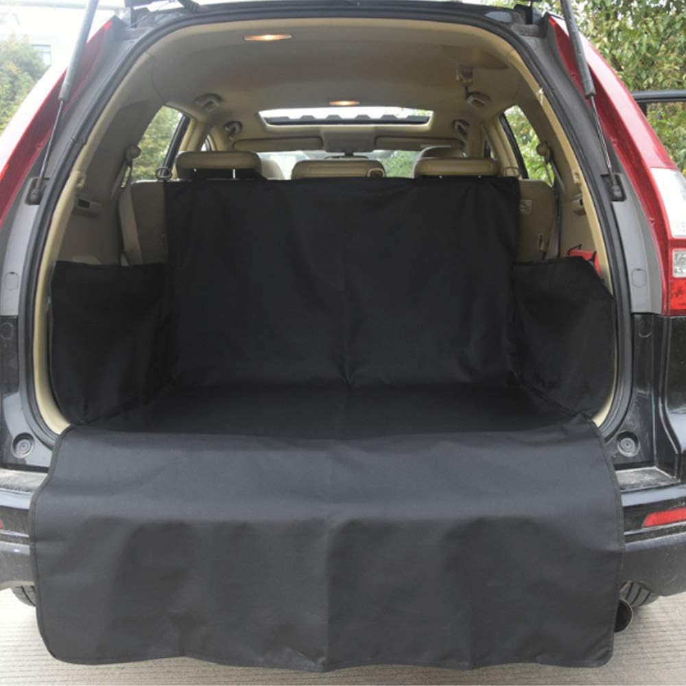 Detalle 2 de WeFine Car Boot Liner for Dogs: Universal Waterproof Boot Cover with Bumper Protection