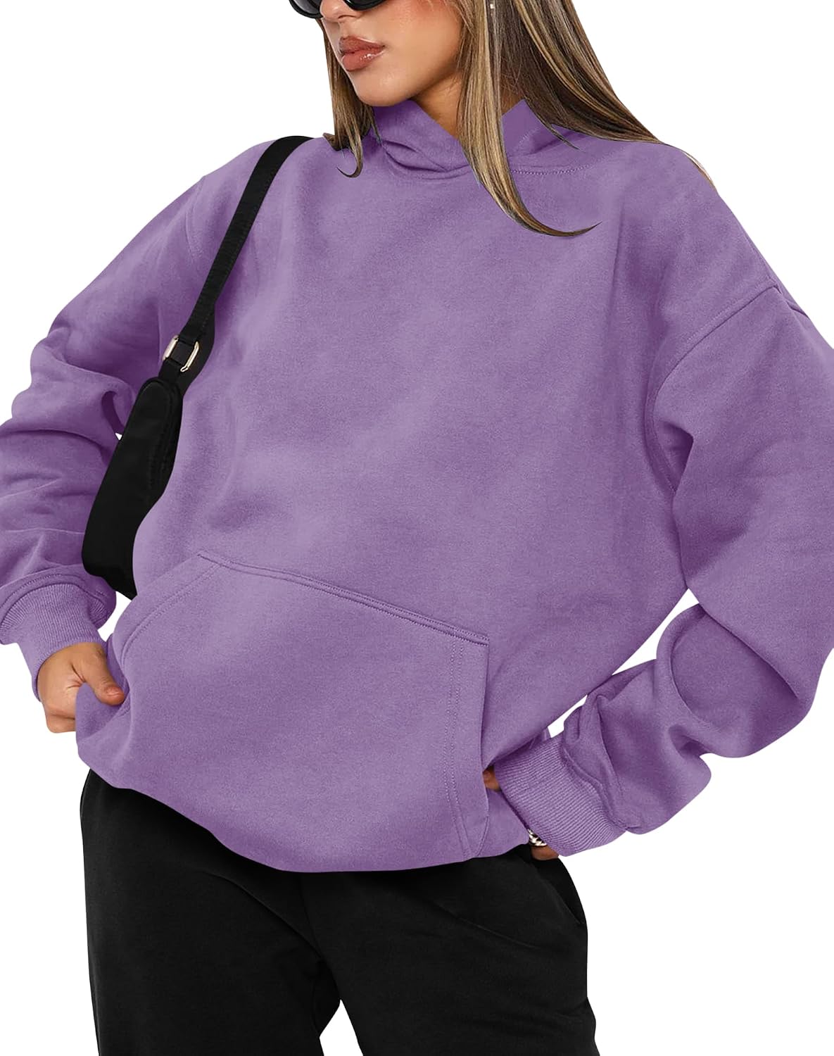 Thumbnail 1 de TICTICMIMI Women's Loose Fleece Hoodie with Pocket