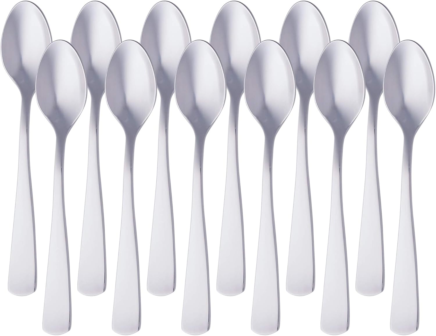 Thumbnail 6 de Amazon Basics Stainless Steel Coffee Spoon with Round Edge, 13.3 cm, Pack of 12