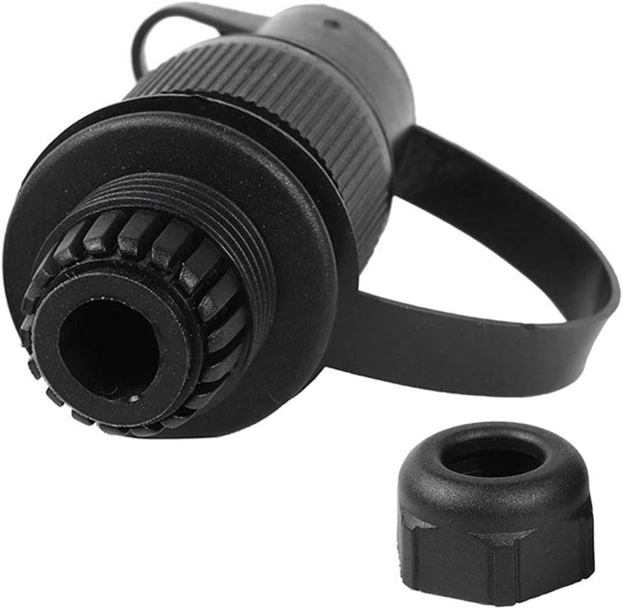 Detalle de AGRISHOP 12 V 3 Pin Trailer Plug Socket – Male & Female Wiring Connector Adapter