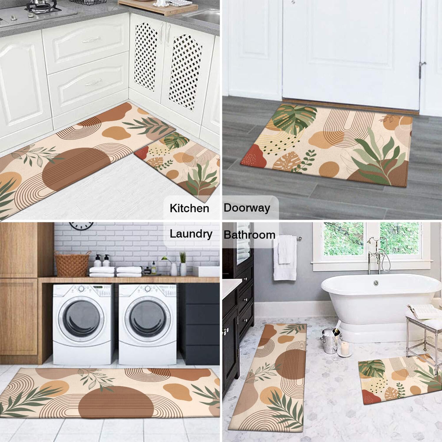 Thumbnail 6 de Kitchen Rugs, 17 x 30 + 17 x 47 Inch