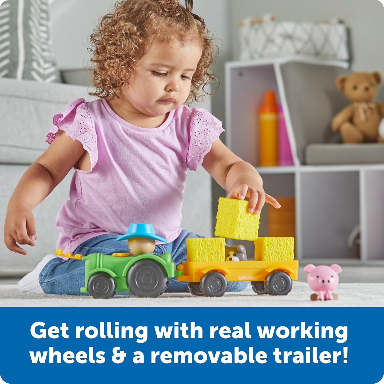 Detalle de Learning Resources Tracteur Peeksville jouet éducatif 18 mois+