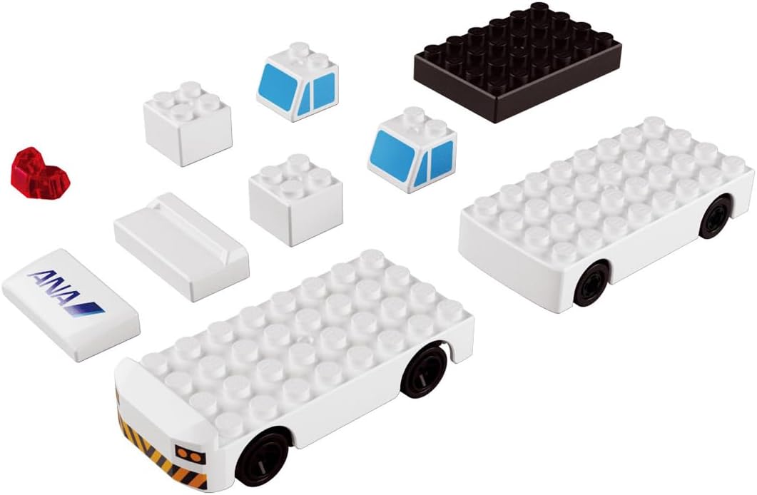 Detalle 2 de タカラトミー トミカ・プラレールブロック ANA飛行場セット|プラスチック製・電池不要・3歳以上