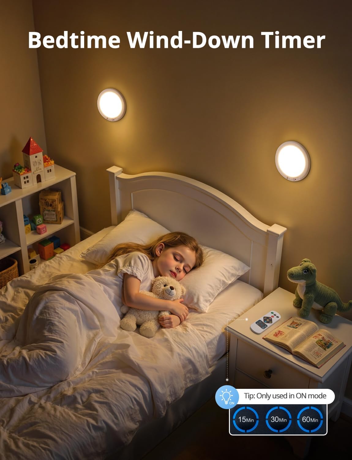 Detalle 2 de Combuh Motion Sensor Ceiling Light, 2-Pack