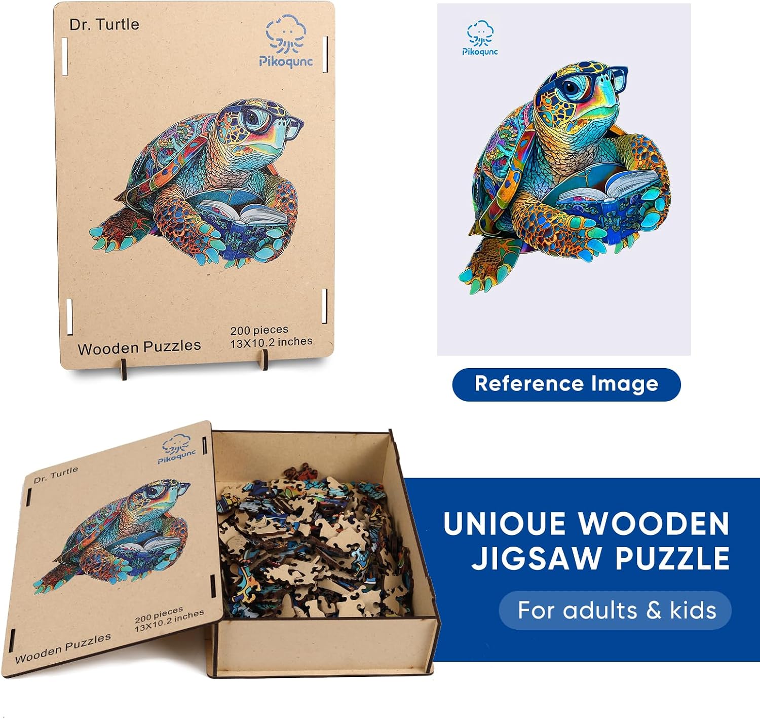 Detalle 2 de Pikoqunc Wooden Puzzle, 500 Pieces