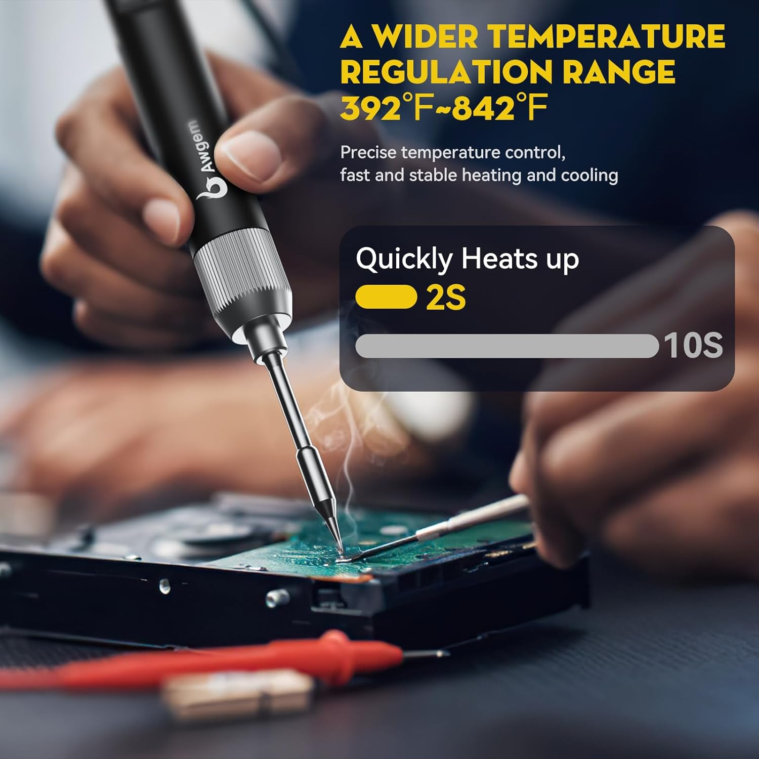 Thumbnail 3 de Awgem Portable Soldering Iron Kit 100W 🔧