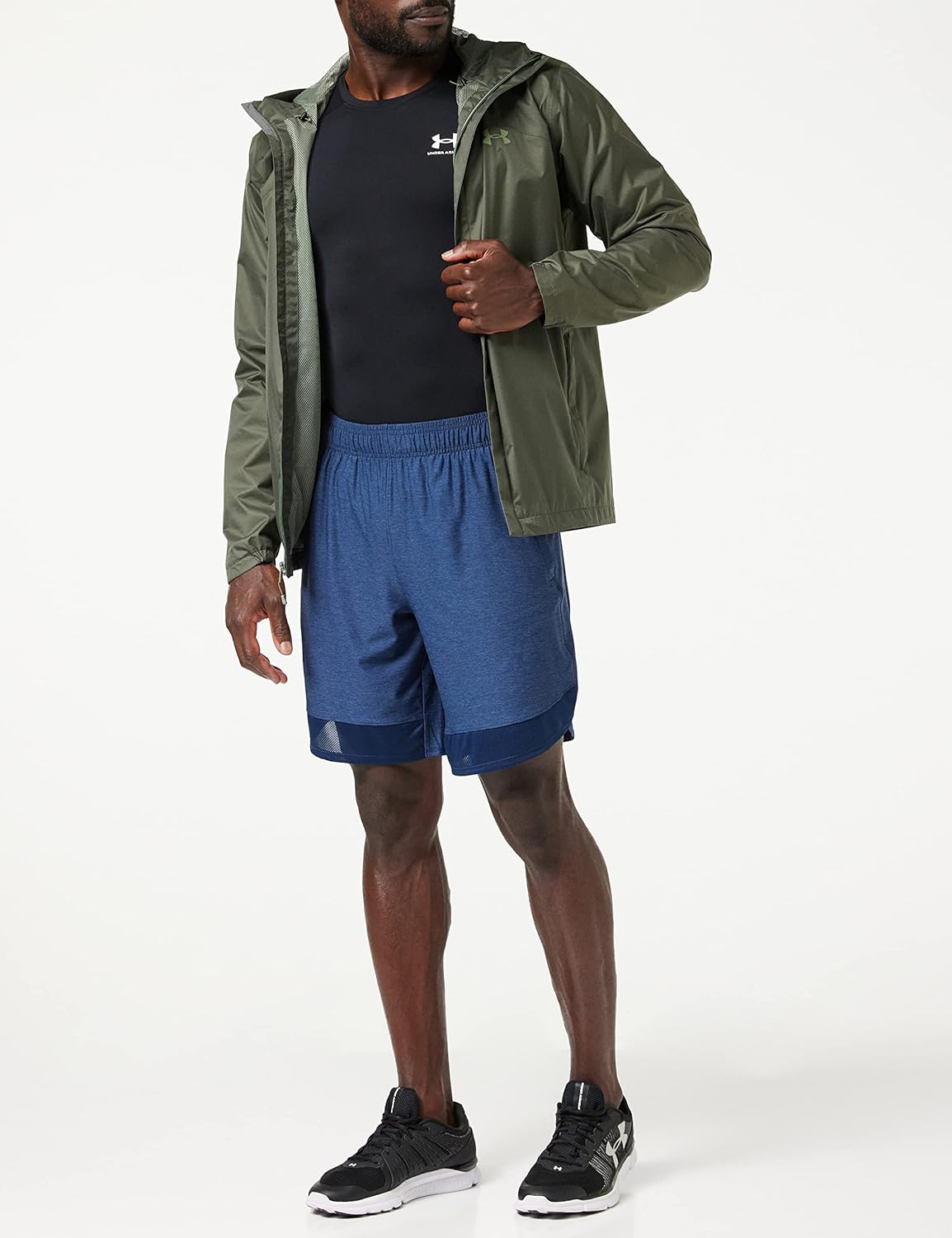 Detalle de Under Armour Herren UA HG Armour Comp SS – kurzes Kompressionsshirt für Training
