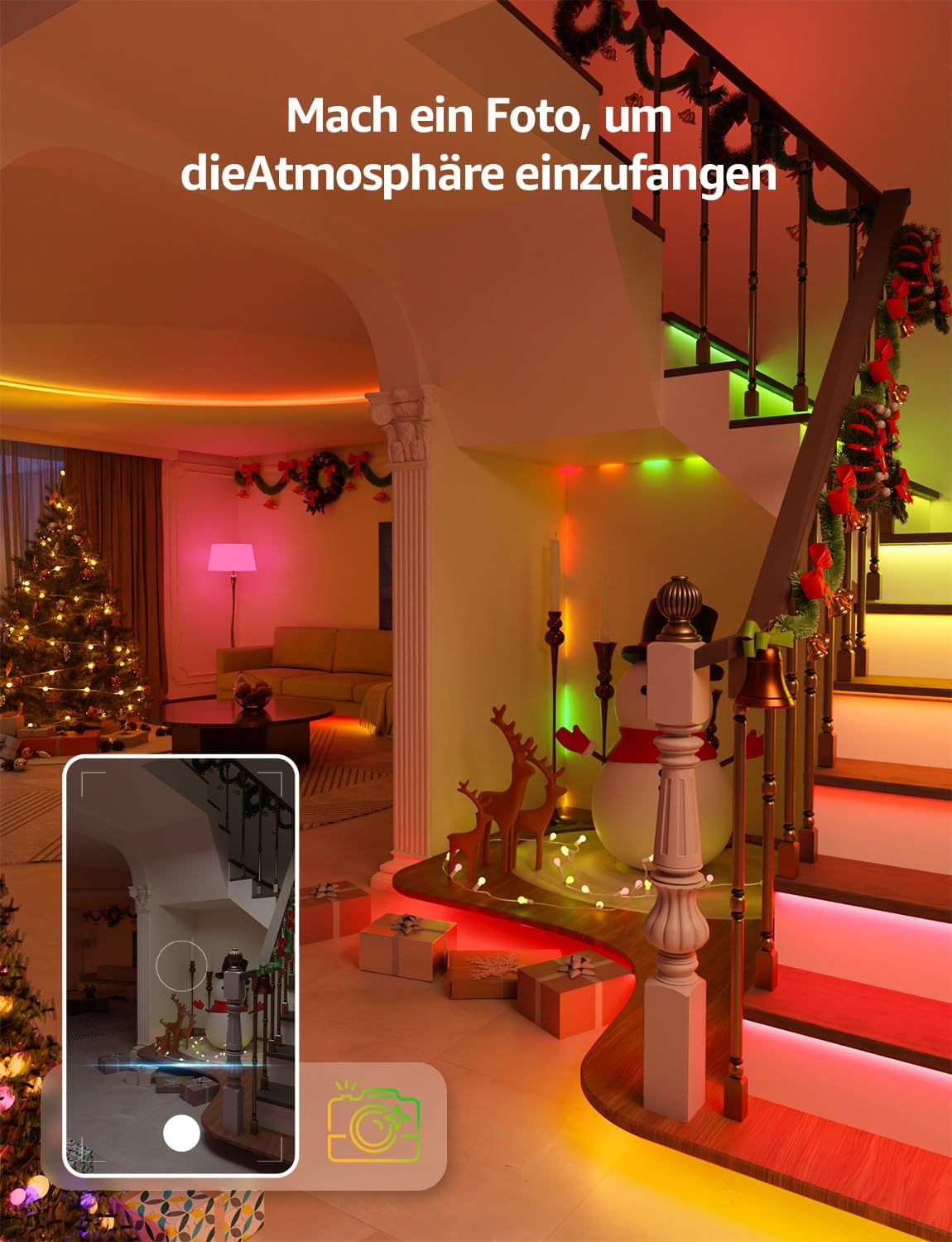 Thumbnail 1 de Lepro AI LED Streifen S1 – MagicColor RGBIC 30m mit KI-Lichtdesigner, Musik-Sync & App-Steuerung