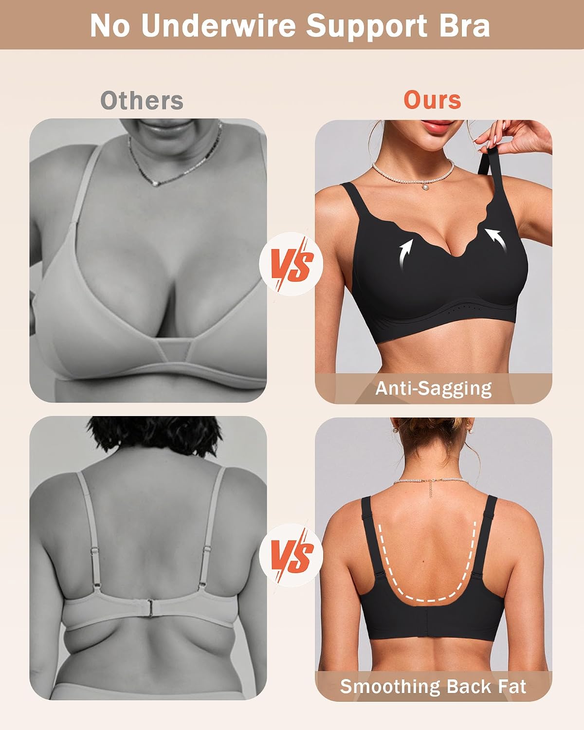 Thumbnail 4 de HORISUN Wireless Bra, Seamless