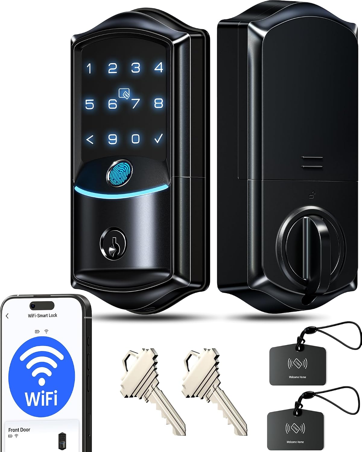 Detalle de Veise smart deadbolt with Wi-Fi