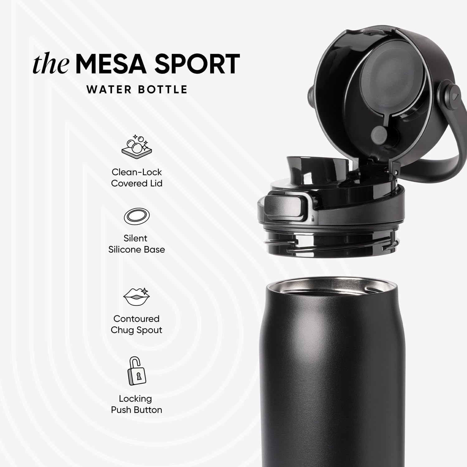 Thumbnail 2 de Simple Modern Mesa Sport Water Bottle 30oz — Cherry Wine