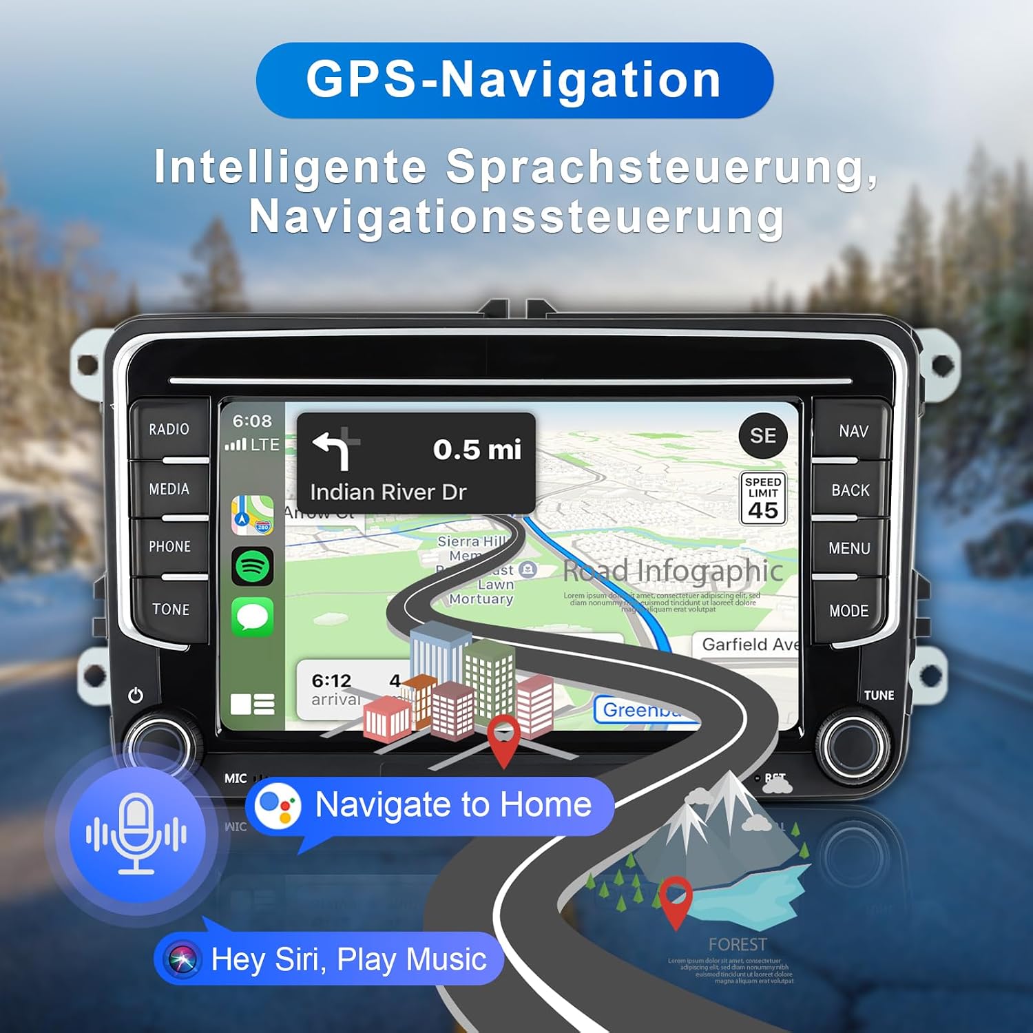 Detalle de Woibugee Android Autoradio 7 Zoll