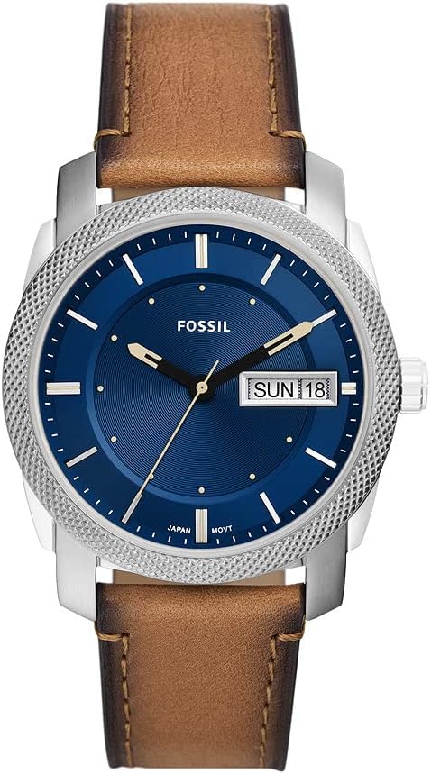 Thumbnail 5 de Fossil Machine Herrenuhr (Quarz, 3 Zeiger, Datum) mit Edelstahl- oder Lederarmband