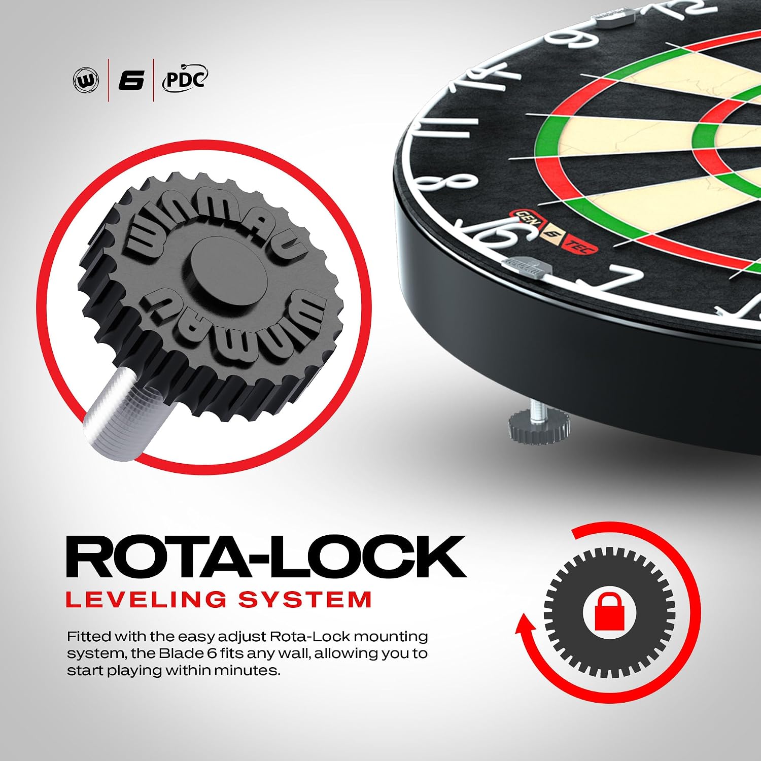 Detalle de WINMAU Bristle Dartboard