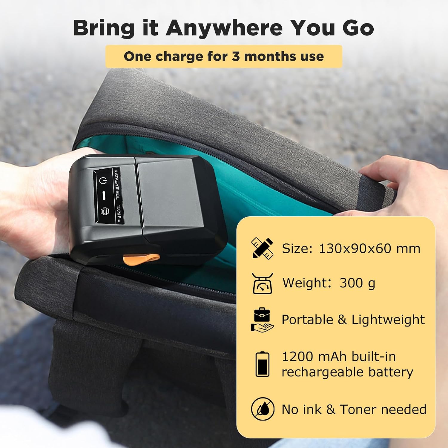 Thumbnail 6 de SUPVAN T50M Pro Bluetooth Label Maker: Inkless, 4 Tapes, 30+ Fonts and 660+ Icons for Home, Office and School