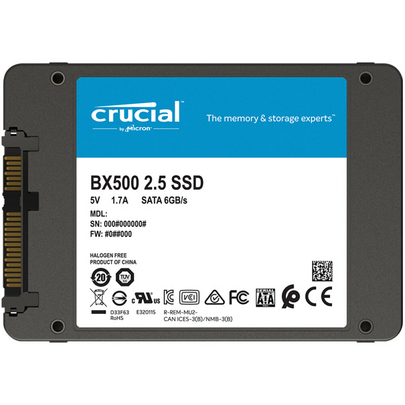 Thumbnail 2 de Crucial BX500 240 GB SSD SATA3 540 MB/s