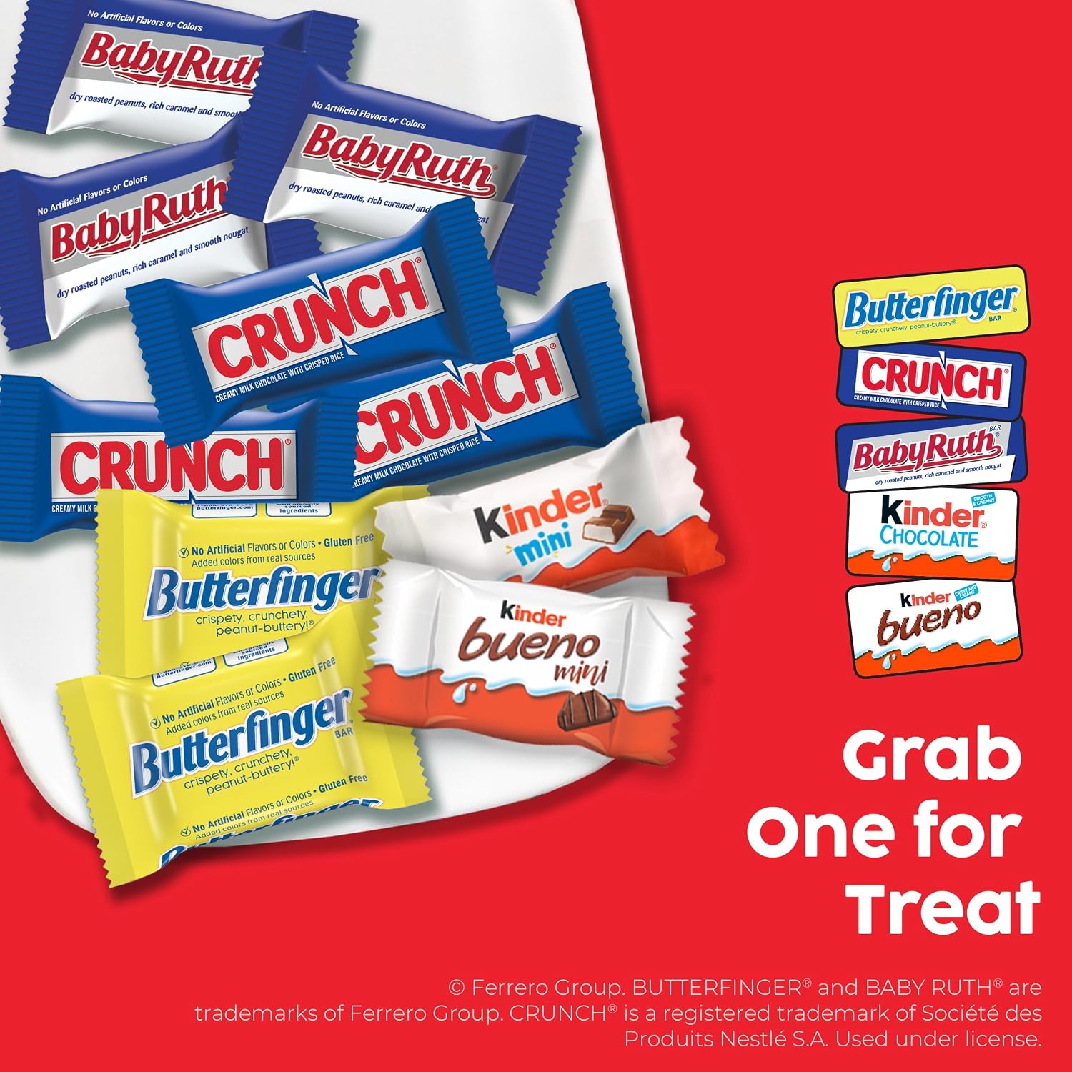 Detalle 2 de Butterfinger Halloween Candy Variety Pack, 36.9 oz, 130 Wrapped Minis