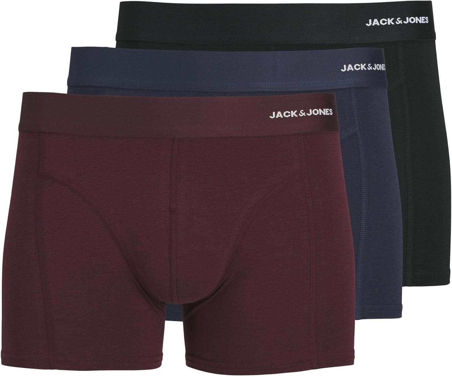 Detalle de Jack & Jones Jacbasic Bamboo Trunks 3 Pack 1 taille S
