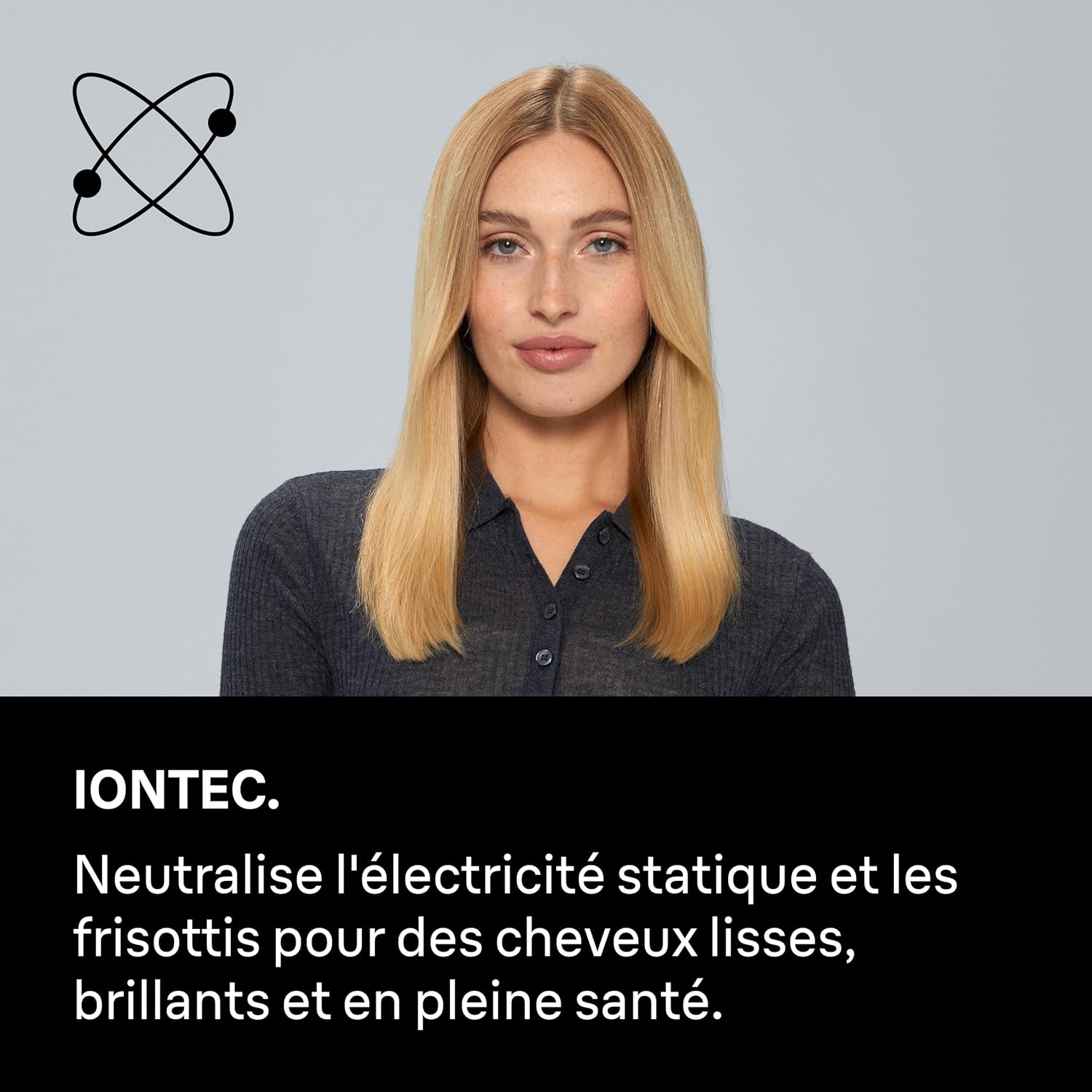 Detalle 2 de Braun Sèche-cheveux HD2.35 (BRHD235E) 2200W avec IONTEC, diffuseur, peigne lisseur et concentrateur