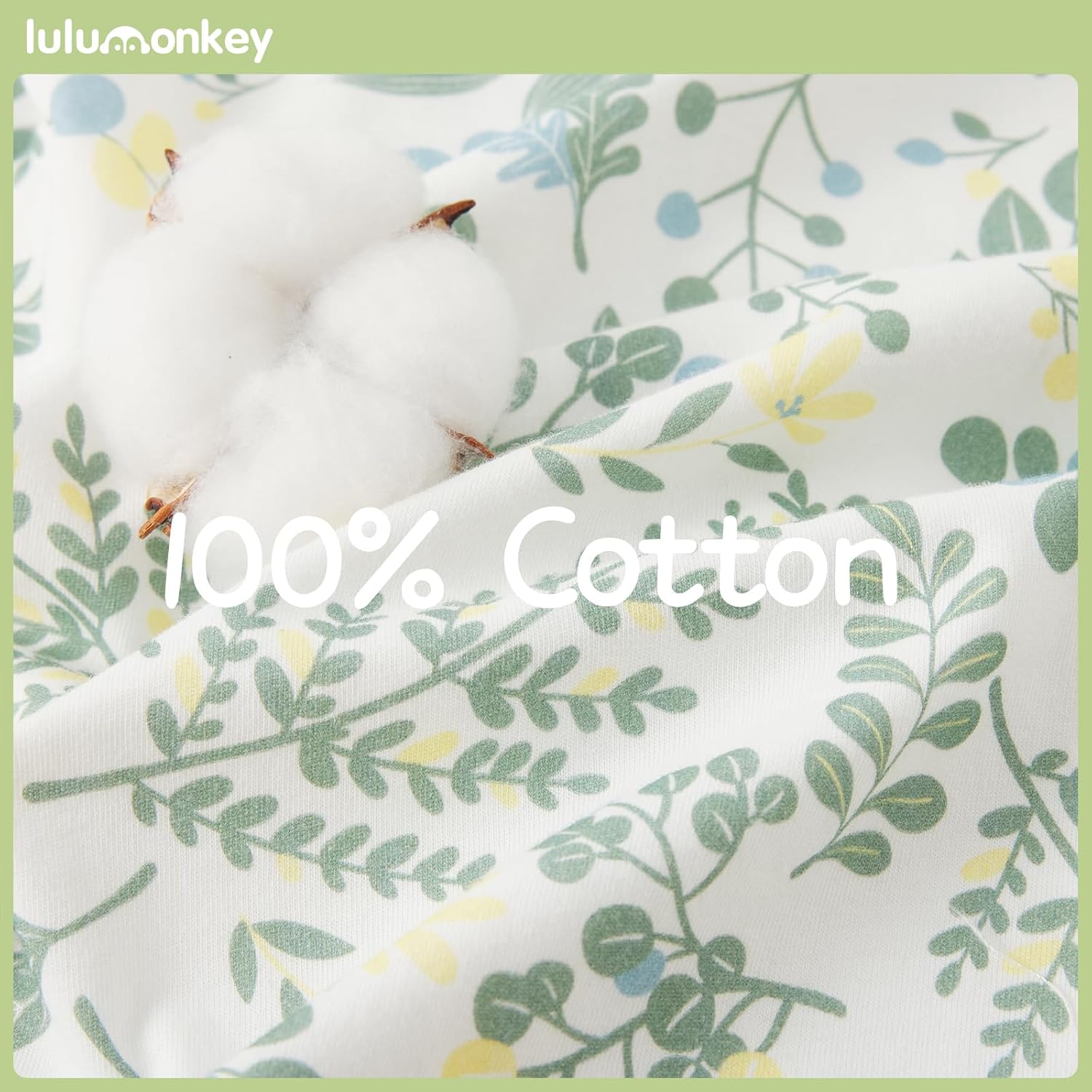 Thumbnail 2 de LULUMONKEY Baby Sleeping Bag 1.0 Tog 18-36 Months — 100% Cotton Jungle Sleep Sack
