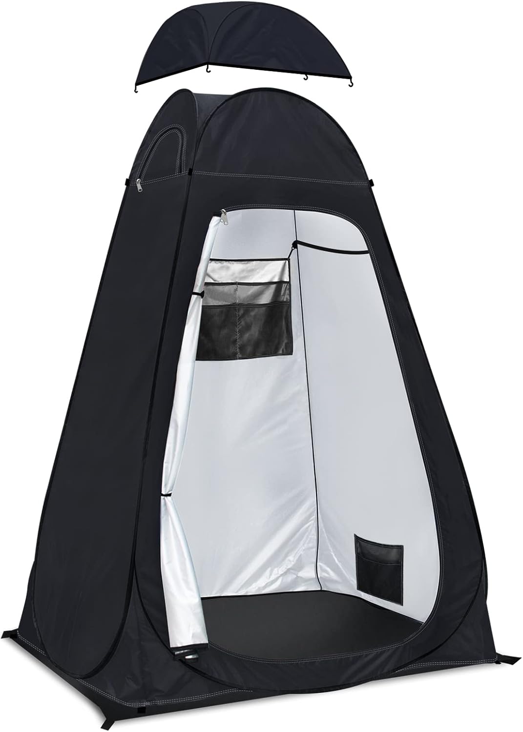 Detalle de Tente de Douche Toilette riggoo — Cabine de Douche Portable pour Camping, Plage et Randonnée